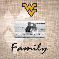 West Virginia Mountaineers Family Picture Frame