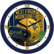 West Virginia Mountaineers Football Helmet Wall Clock