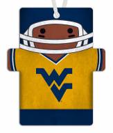 West Virginia Mountaineers Football Player Ornament