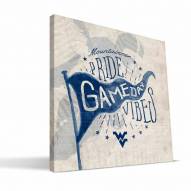 West Virginia Mountaineers Gameday Vibes Canvas Print