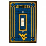 West Virginia Mountaineers Glass Single Light Switch Plate Cover