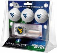 West Virginia Mountaineers Golf Ball Gift Pack with Kool Tool