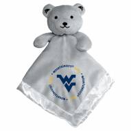 West Virginia Mountaineers Gray Infant Bear Security Blanket
