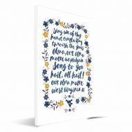 West Virginia Mountaineers Hand-Painted Song Canvas Print