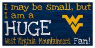West Virginia Mountaineers Huge Fan 6" x 12" Sign