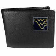 West Virginia Mountaineers Leather Bi-fold Wallet in Gift Box