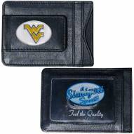 West Virginia Mountaineers Leather Cash & Cardholder