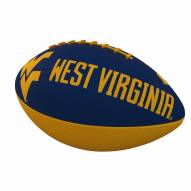 West Virginia Mountaineers Logo Junior Rubber Football