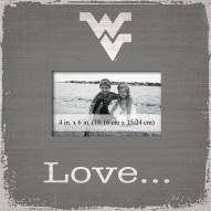 West Virginia Mountaineers Love Picture Frame