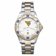 West Virginia Mountaineers Men's All-Pro Two-Tone Watch