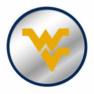 West Virginia Mountaineers Modern Disc Mirrored Wall Sign