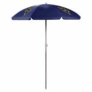 West Virginia Mountaineers Navy Beach Umbrella