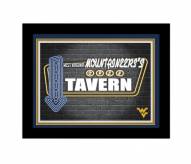 West Virginia Mountaineers Neon Tavern 12" x 16" Framed Wall Art