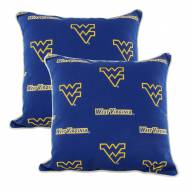 West Virginia Mountaineers Outdoor Decorative Pillow Set