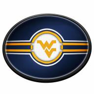 West Virginia Mountaineers Oval Slimline Lighted Wall Sign
