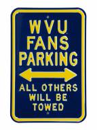 West Virginia Mountaineers Parking Sign
