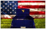 West Virginia Mountaineers Patriotic Retro Truck 11" x 19" Sign