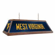 West Virginia Mountaineers Premium Wood Pool Table Light
