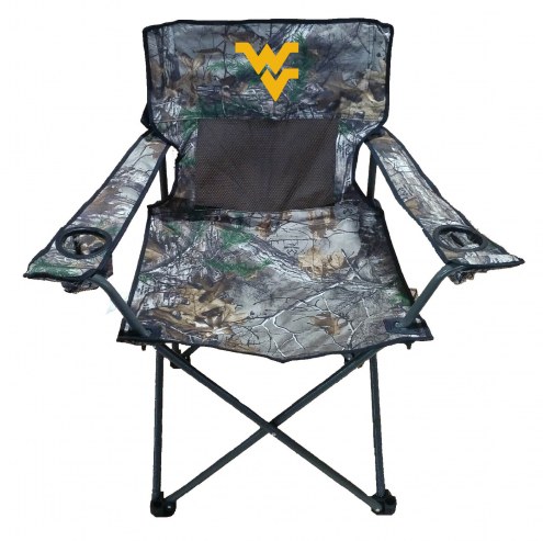 West Virginia Mountaineers RealTree Camo Tailgating Chair