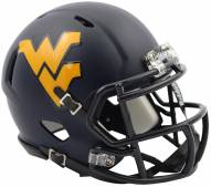 West Virginia Mountaineers Riddell Speed Mini Collectible Satin Football Helmet