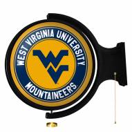 West Virginia Mountaineers Round Rotating Lighted Wall Sign