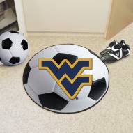 West Virginia Mountaineers Soccer Ball Mat