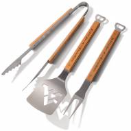 West Virginia Mountaineers 3-Piece Grill Accessories Set