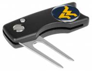 West Virginia Mountaineers Spring Action Golf Divot Tool