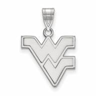 West Virginia Mountaineers Sterling Silver Medium Pendant