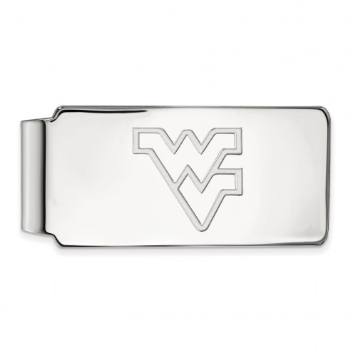 West Virginia Mountaineers Sterling Silver Money Clip