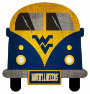 West Virginia Mountaineers Team Bus Sign