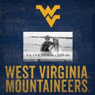 West Virginia Mountaineers Team Name 10" x 10" Picture Frame