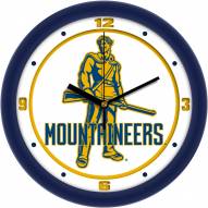 West Virginia Mountaineers Traditional Wall Clock