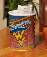 West Virginia Mountaineers Trash Can