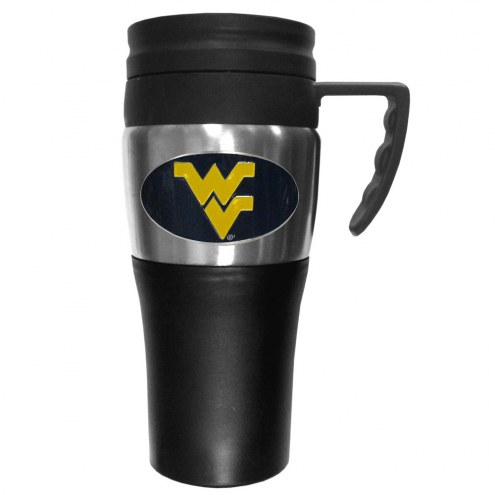 West Virginia Mountaineers Travel Mug w/Handle