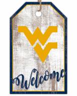 West Virginia Mountaineers Welcome Team Tag 11" x 19" Sign
