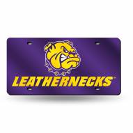 Western Illinois Leathernecks Laser Cut License Plate
