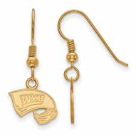 Western Kentucky Hilltoppers Sterling Silver Gold Plated Extra Small Dangle Earrings