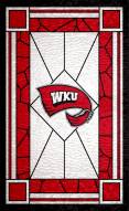 Western Kentucky Hilltoppers 11" x 19" Stained Glass Sign