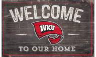 Western Kentucky Hilltoppers 11" x 19" Welcome to Our Home Sign