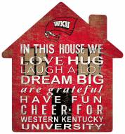 Western Kentucky Hilltoppers 12" House Sign