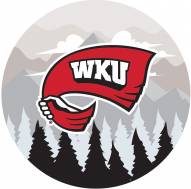 Western Kentucky Hilltoppers 12" Landscape Circle Sign