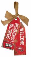 Western Kentucky Hilltoppers 12" Team Tags