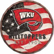 Western Kentucky Hilltoppers 16" Flag Barrel Top