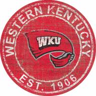 Western Kentucky Hilltoppers 24" Heritage Logo Round Sign