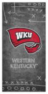 Western Kentucky Hilltoppers 6" x 12" Chalk Playbook Sign