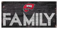 Western Kentucky Hilltoppers 6" x 12" Family Sign