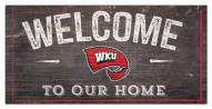 Western Kentucky Hilltoppers 6" x 12" Welcome Sign