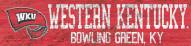 Western Kentucky Hilltoppers 6" x 24" Team Name Sign