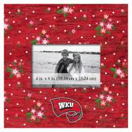 Western Kentucky Hilltoppers Floral 10" x 10" Picture Frame